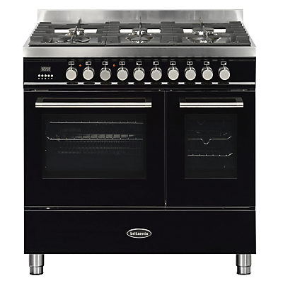 Britannia RC-9TG-QL Q-Line Dual Fuel Range Cooker Black Britannia RC-9TG-QL Q-Line Dual Fuel Range Cooker Black